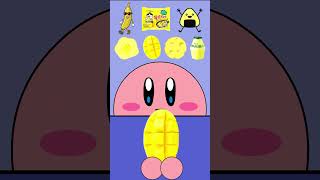 Kirby Animation - Random Yellow food MUKBANG🍯🐝 #shorts