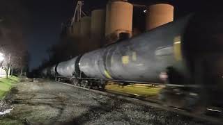 IAIS 515 and IAIS 517 eastbound mixed freight in Minooka Illinois