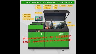 CR708 common rail injector test bench testing common rail injector function