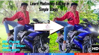 Photoshop Tutorial | Best for Beginners | Professional Portrait | Easy to Edit | HDR Effect