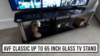 AVF Classic Up to 65 Inch Glass TV Stand Review