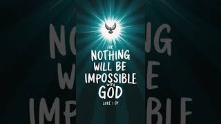 Nothing impossible with God #biblestudytips #shortsviral #subscribemychannel