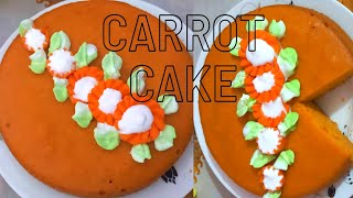 চুলায় তৈরি গাজরের কেক ||Carrot Cake Recipe||Easy Carrot Cake Recipe ||