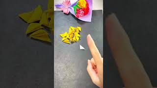 How to make a amazing rose flower handmade #shorts #cuterose #roseflower