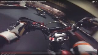 Indoor pitbike crash - Oliepeil.nl