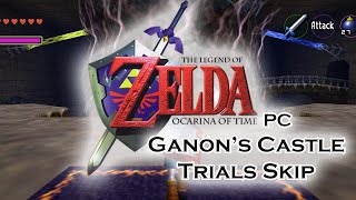 Ganon's Castle Trials skip on TLoZ: Ocarina of Time PC (Ship of Harkinian)