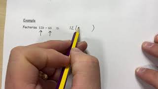 Factorising a single bracket