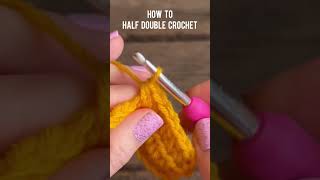 How to Half Double Crochet 🧶 Crochet, Garden, Repeat