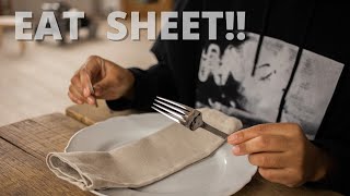 Bon appétit: Eating my first BIG SHEET!!