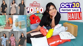 10.10 to Payday Sale Shopee HAUL! [Makeup, Taytay Clothes & more] | ixa