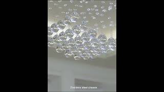 New Product Hanging Lamp Decoration Hotel Modern LED Crystal Chandelier Raindrop Crystal Chandelier