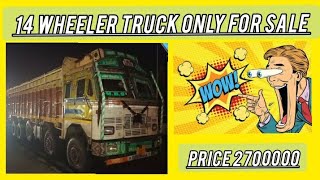 Second Hand 14 Tyre Truck || Model TATA LPT 3718 CRE BS-4 10×2 || #truck @secondhandalltypevehicle