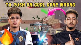 TX PUSH ON GODL GONE WRONG😱 TX CAME ON GODLIKE DROP😱 #jonathanvsscout #scoutvsjonathan #bgmi