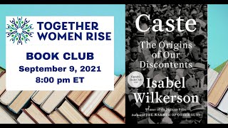 September 9, 2021 Book Club: Caste