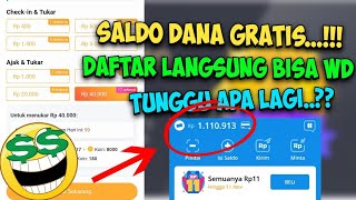 MANTAP...CUMA DAFTAR LANGSUNG BISA DI WD , CARA MENDAPATKAN SALDO DANA DARI HP