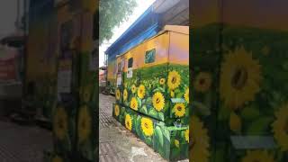 🇻🇳 Sunflowers mural in Saigon | #berryoi on #Twitch