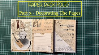 Junk Journal / Grungy Theme / Paper Pack Folio / Part 3