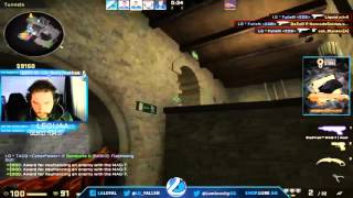 CSGO FalleN 4 kills on de_cbble (FalleN twitch)