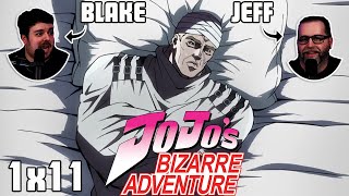 JOJO'S BIZARRE ADVENTURE 1x11  | FIRST TIME ANIME REACTION | THE GAME MASTER | STRAIZO!!!!