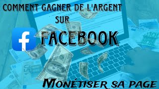 Astuces money : Comment gagner de l'argent sur votre page Facebook. Monétiser votre compte Facebook