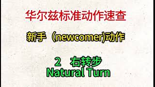 BTW 中国摩登舞华尔兹教材A片 左右并脚和右转步 Waltz Close Change & Natural Turn