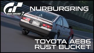 Gran Turismo 7 | Rust Bucket AE86 @ Nurburgring