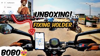 beast bobo mobile holder ☺️| how to fix mobile holder 🤔| duke 250 | no more charge issue 😻