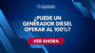 ¿Puede un Generador Diesel Operar Al 100%?