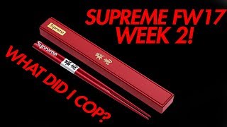 SUPREME FW17 - WEEK 2 CHECKOUT!