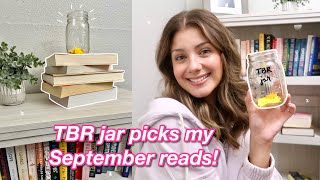 TBR jar picks my tbr: September reads! picking from my physical books!