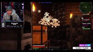 por poco muere quackity en Minecraft extremo