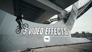 5 Mind Blowing Video effects in Vn Video Editor