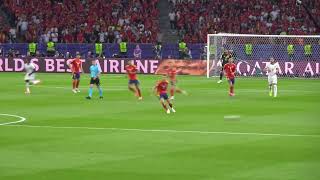 Euro 2024 Final: England's corner kick by Phil Foden