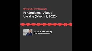 For Students   About Ukraine Dr  Adriana Helbig   University of Pittsburgh   Music