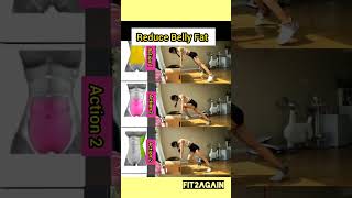 Home Workout For Reduce Belly Fat 🔥#shorts #youtubeshorts #reducebellyfat