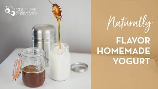 How to Make Flavored Yogurt