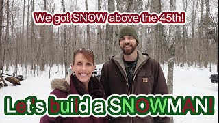 MERRY CHRISTMAS! We got SNOW! Want to PLAY? Checking on our KingBird RV cover and Christmas Fun!