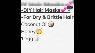 DIY hair mask!!! #makeup #contour #beauty