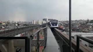 Metrô SP. Frota M (M27) Chegando na estação São Lucas na Linha 15 Prata