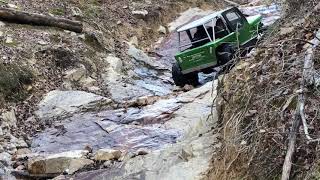 YJ on Cherry Bomb & Boat Ramp @ Choccolocco Mountain ORV