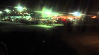 Cairo International Airport runway 05L night landing