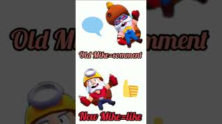 old mike or new mike?| #brawlstars #shorts #evolution