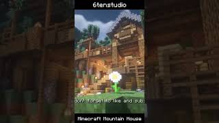 #shorts Minecraft Mountain House