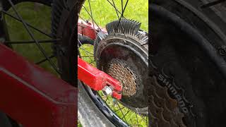 Hub motor ebike rear tyre change #shorts #ebike #howto