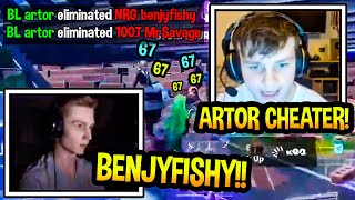 ARTOR POKONUJE BENJYFISHY I MRSAVAGE NA TURNIEJU W FORTNITE! & ( SHOTY FORTNITE )