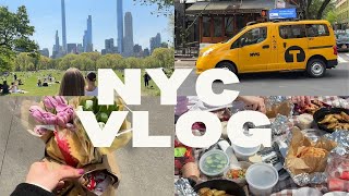 NYC VLOG | Central Park Picnic | Perfect Sunday reset