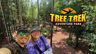 Exploring Orlando Tree Trek Adventure Park for the first time!