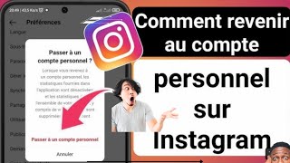 Comment revenir au compte personnel sur Instagram en 2023 (simple et facile)