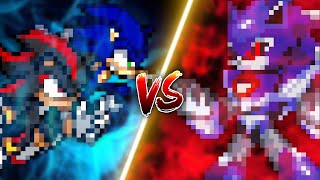 Sonic & Shadow VS Metallix | Sprite Battle