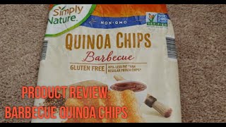 Product review of quinoa barbecue chips